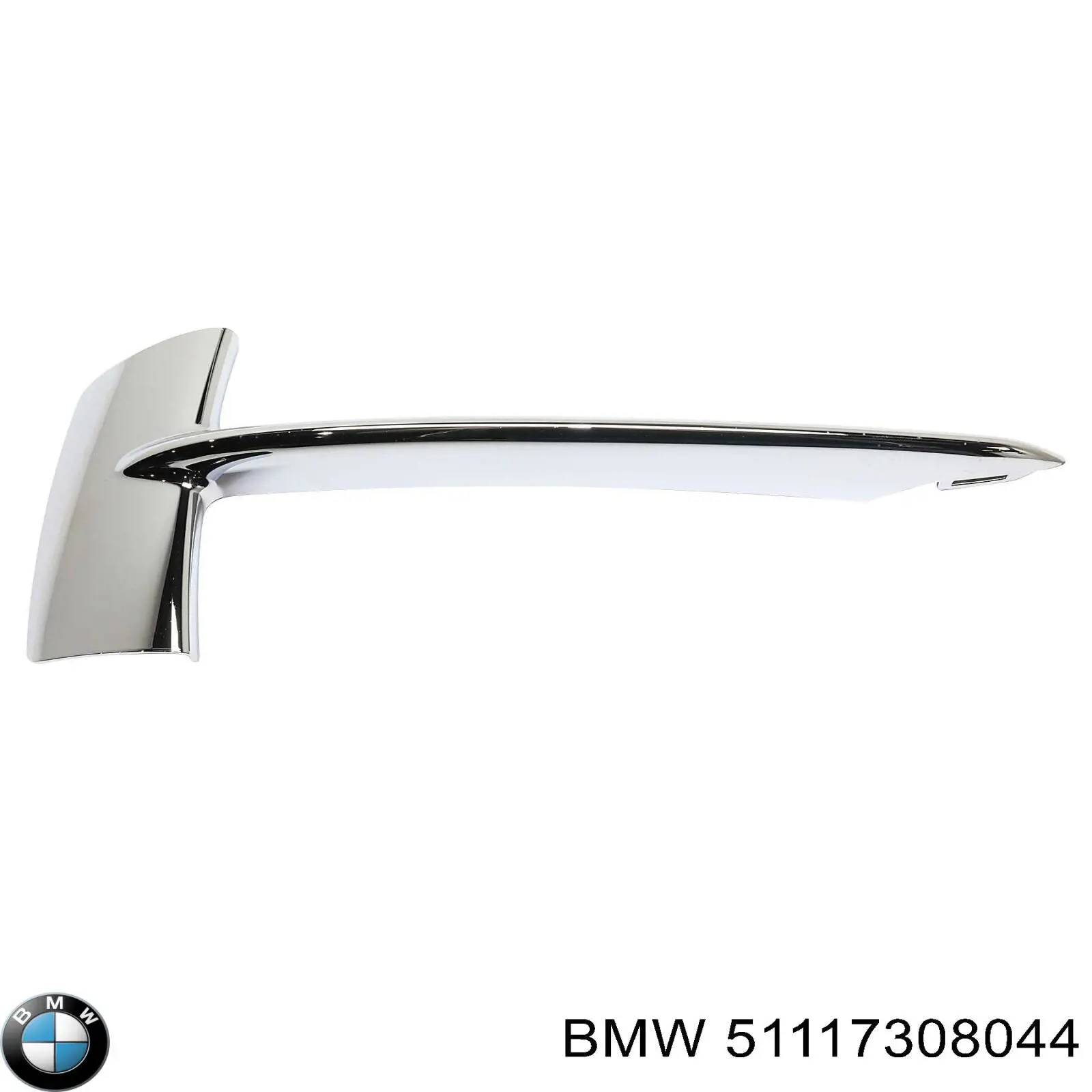 Comprar 51117308044 BMW Moldura de rejilla de parachoques delantero derecho