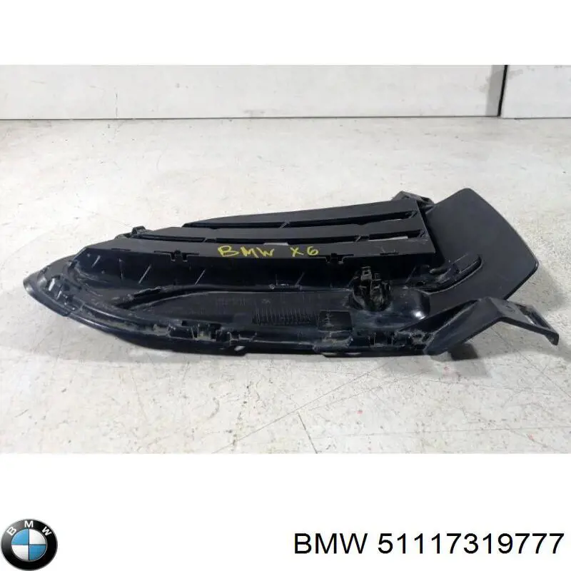 Rejilla del parachoques delantera izquierda 51117319777 BMW