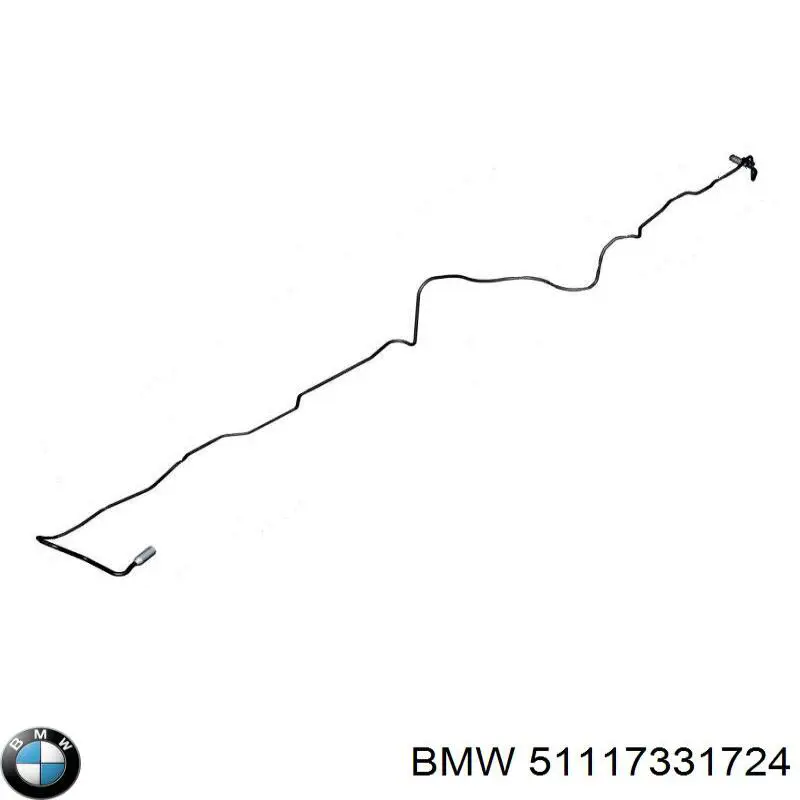 51117331724 BMW rejilla de ventilación, parachoques trasero, central