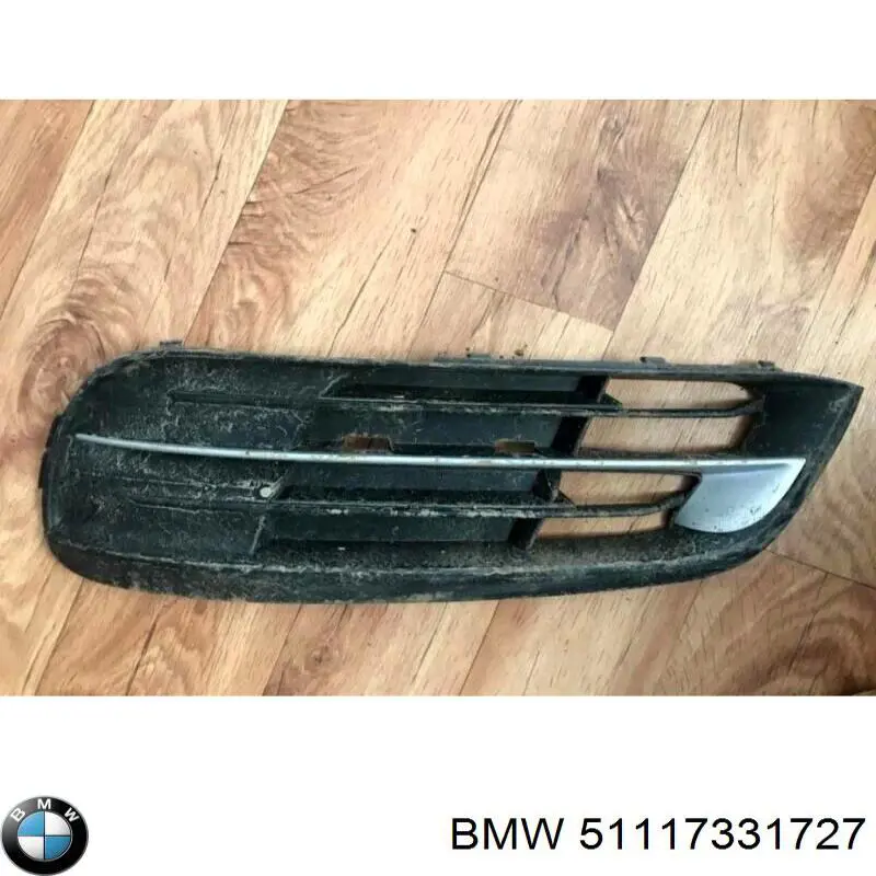 51117331727 BMW rejilla de ventilación, parachoques trasero, izquierda