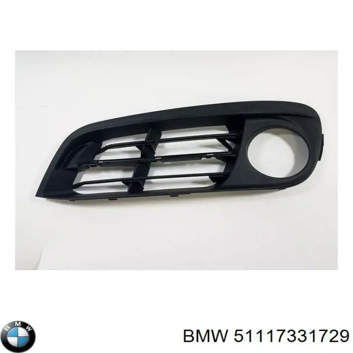 51117331729 BMW rejilla de antinieblas delantera izquierda