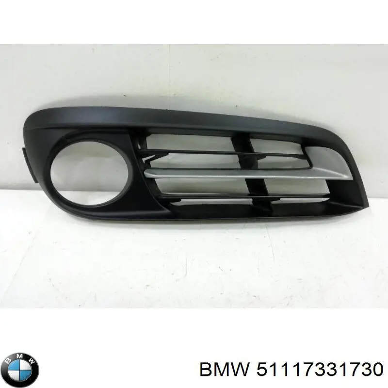 Rejilla de luz antiniebla delantera derecha para BMW 5 (F10)