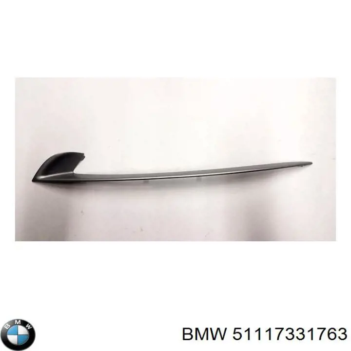 Moldura de rejilla parachoques delantero izquierda para BMW 5 (F10)