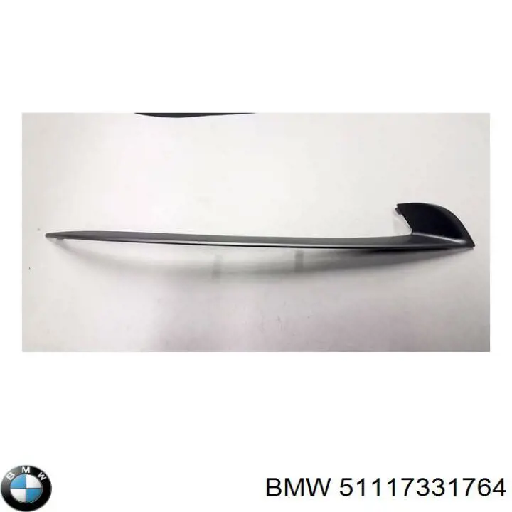 Moldura de rejilla de parachoques delantero derecho BMW 51117331764 precio, desde 16,85 EUR