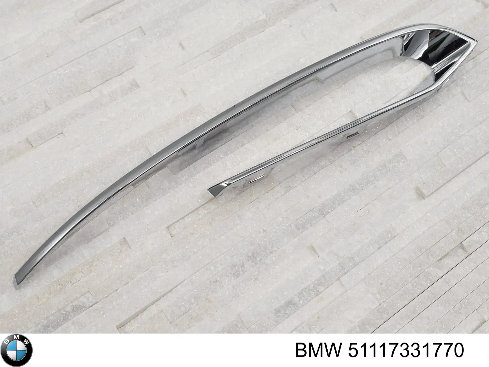 Comprar 51117331770 BMW Moldura de rejilla de parachoques delantero derecho