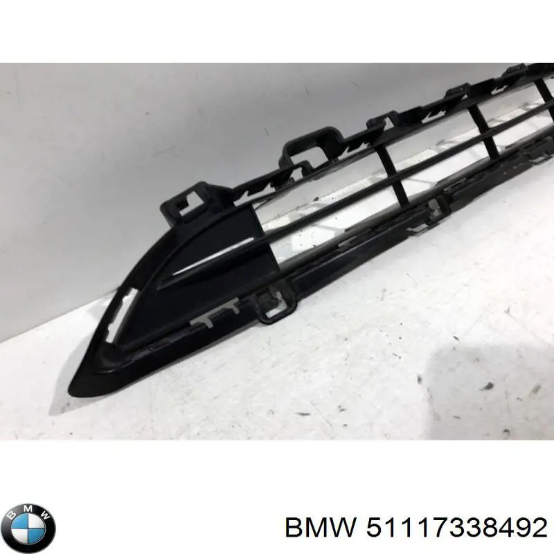 Comprar 51117338492 BMW Rejilla superior del parachoques delantero