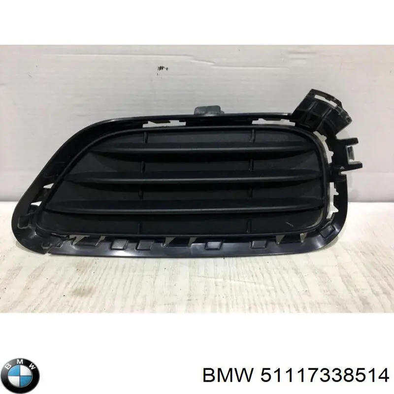 Comprar 51117338514 BMW Rejilla inferior derecha del parachoques delantero