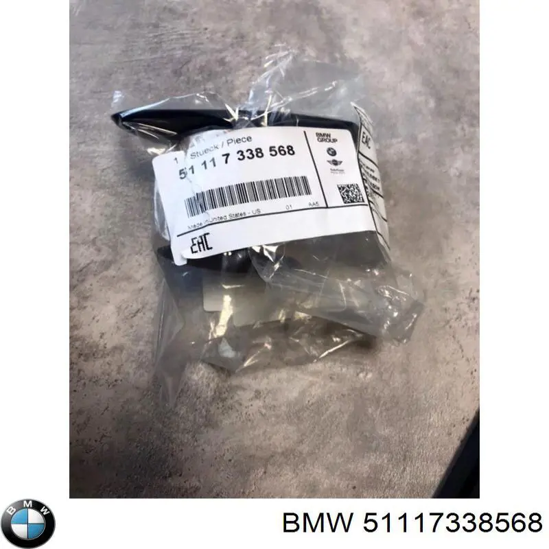 Tapa de la boquilla del lavafaros delantero BMW 51117338568 precio, desde 5,64 EUR