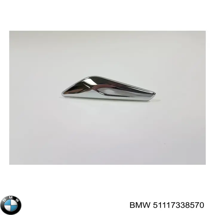 Listón embellecedor/protector, guardabarros delantero izquierdo para BMW X3 (F25)