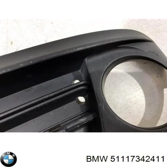 Rejilla de ventilación, parachoques delantero, izquierda inferior para BMW 5 (F10)
