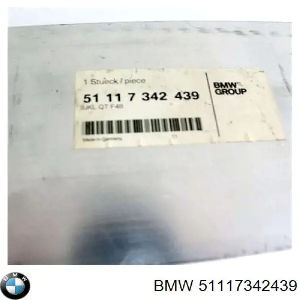 Refuerzo de parachoques delantero BMW 51117342439 precio, desde 128,84 EUR