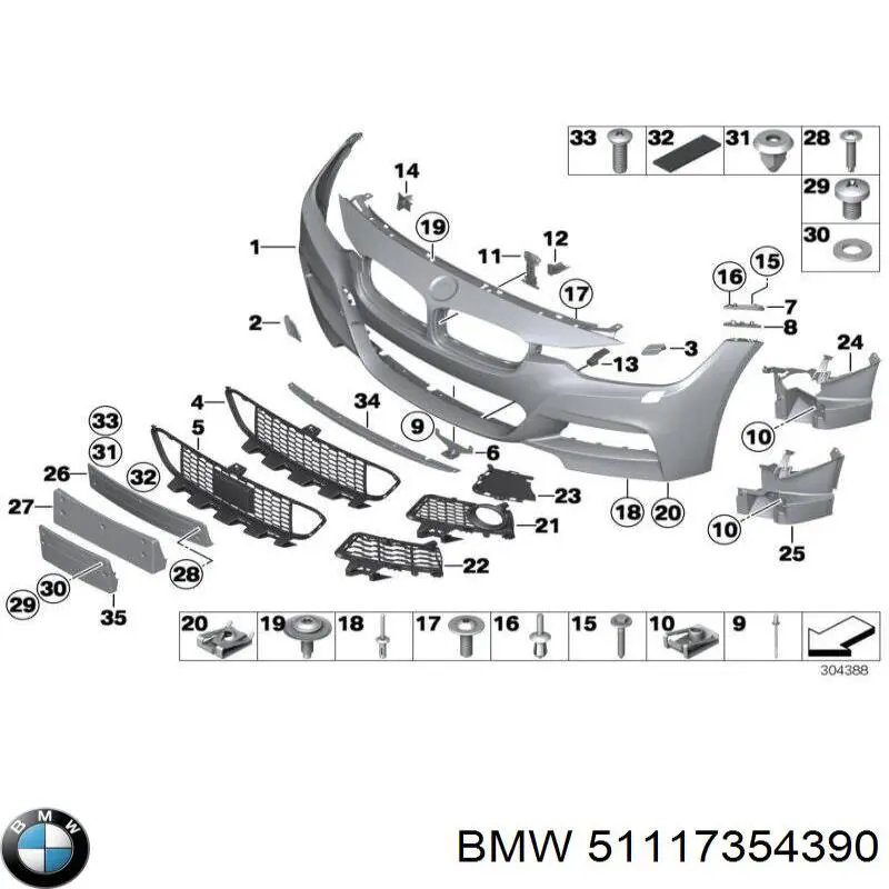 51117354390 BMW 