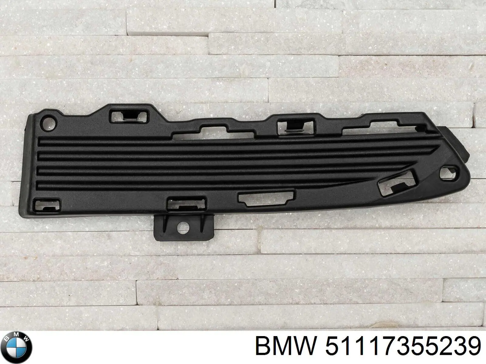 Moldura de rejilla de parachoques delantera izquierda BMW 51117355239 precio, desde 28,37 EUR