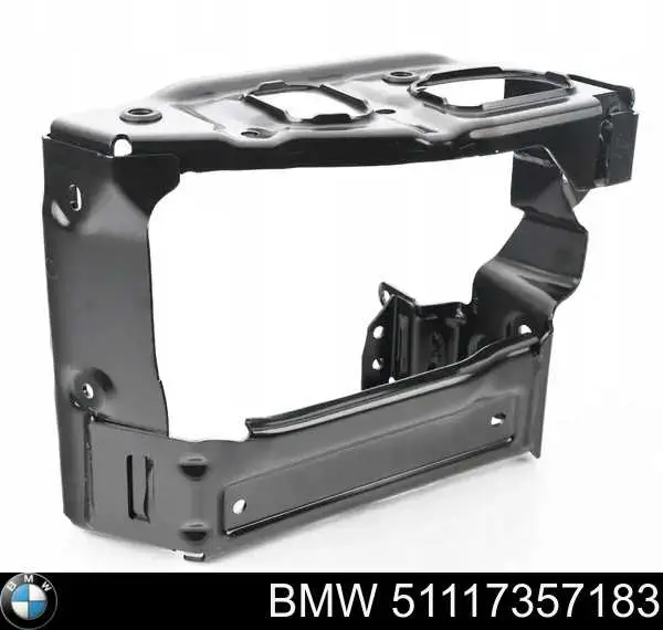Soporte izquierdo del radiador (panel de montaje de faros) BMW 51117357183 precio, desde 248,13 EUR