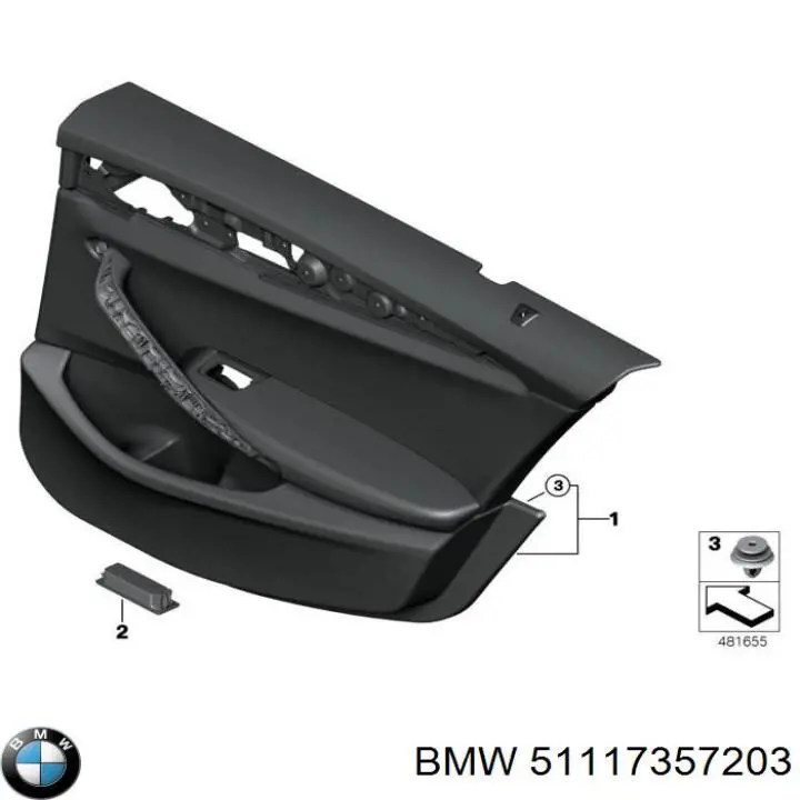 Guía del parachoques delantero BMW 51117357203 precio, desde 15,25 EUR
