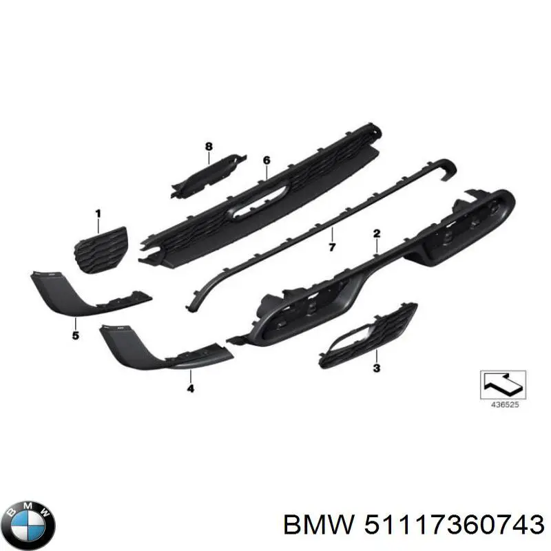  BMW 51117360743 precio, desde 80,37 EUR