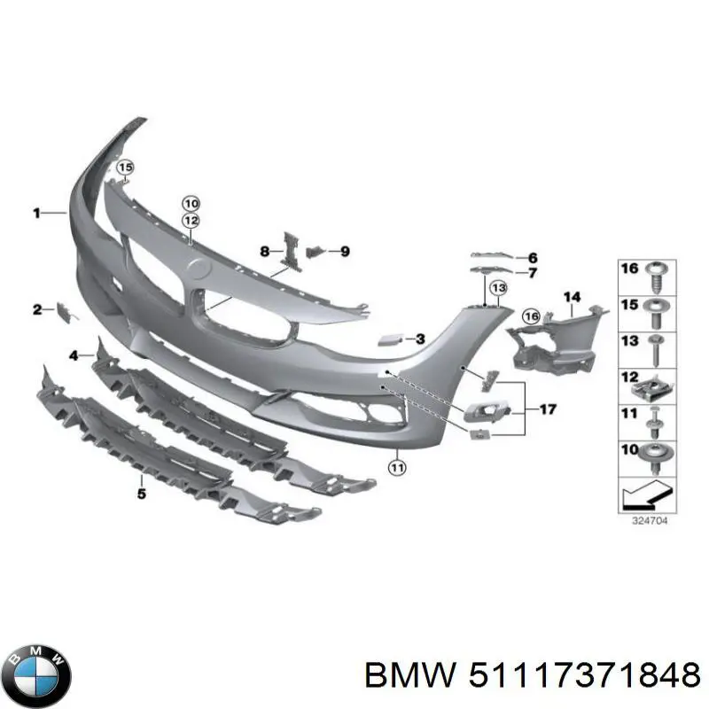 Tapa de la boquilla del lavafaros delantero BMW 51117371848 precio, desde 25,94 EUR