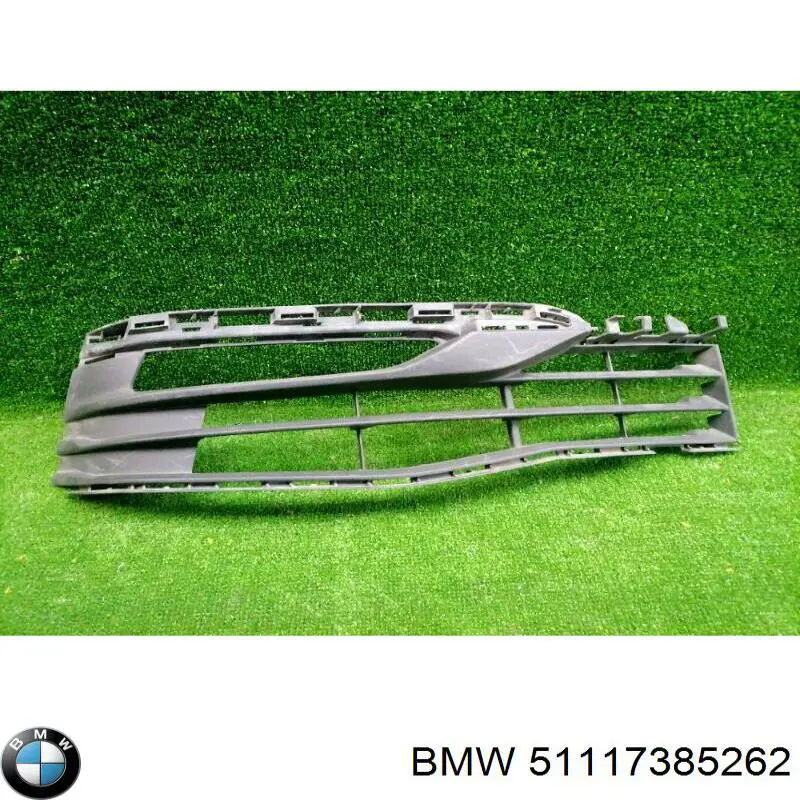 Rejilla de ventilación, parachoques trasero, derecha BMW 51117385262