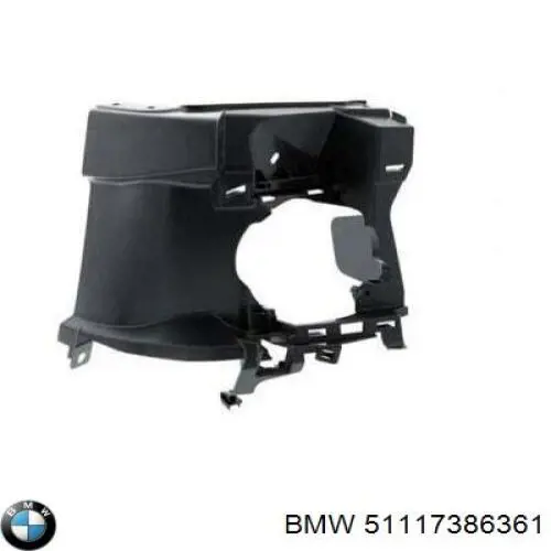 51117386361 BMW soporte, faro antiniebla izquierdo