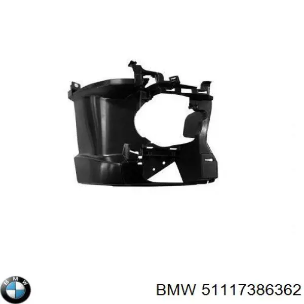 Soporte de fijación de faro antiniebla derecho BMW 51117386362 precio, desde 30,48 EUR