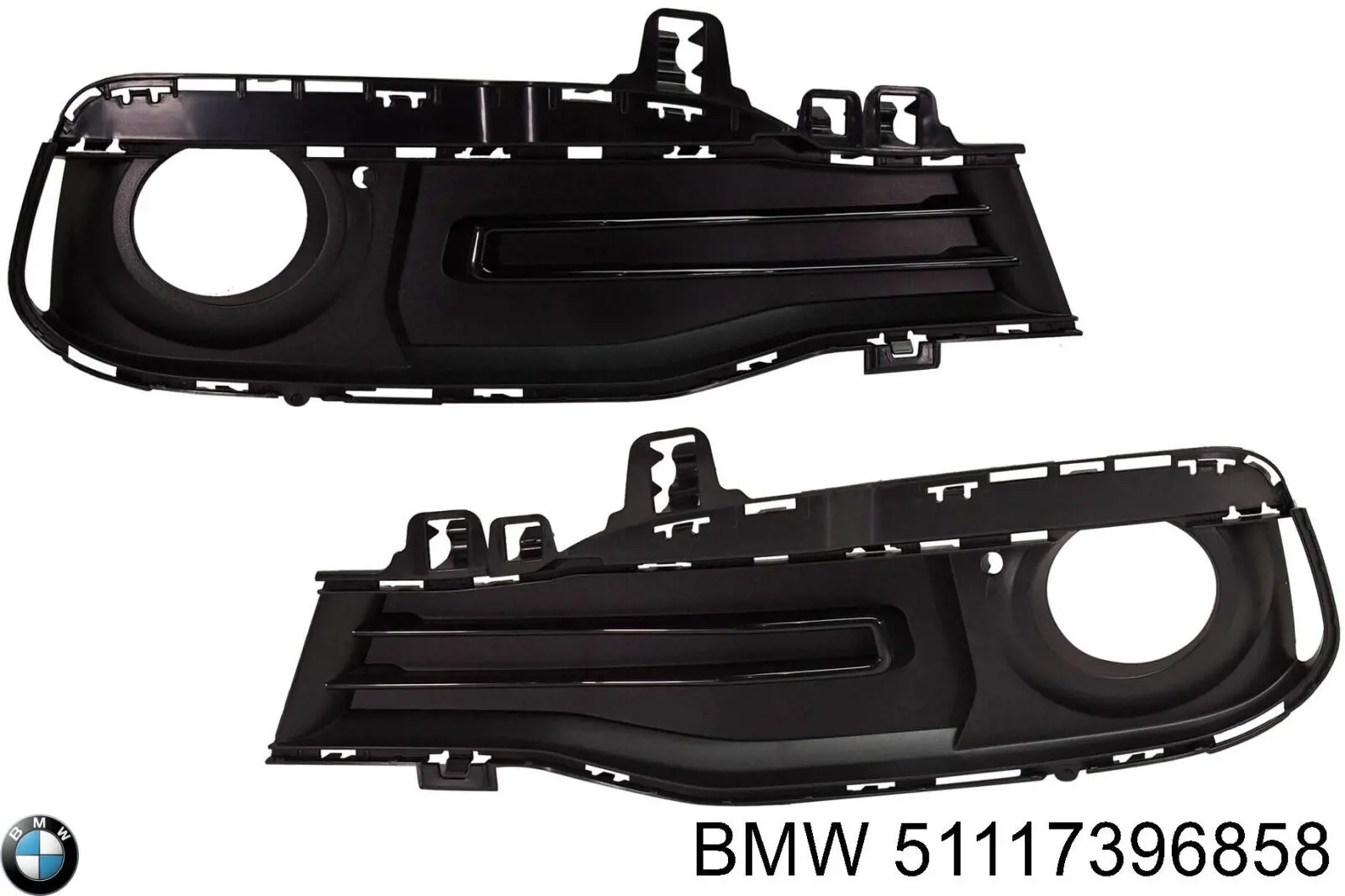 Comprar 51117396858 BMW Tapa de rejilla de faro antiniebla delantero derecho