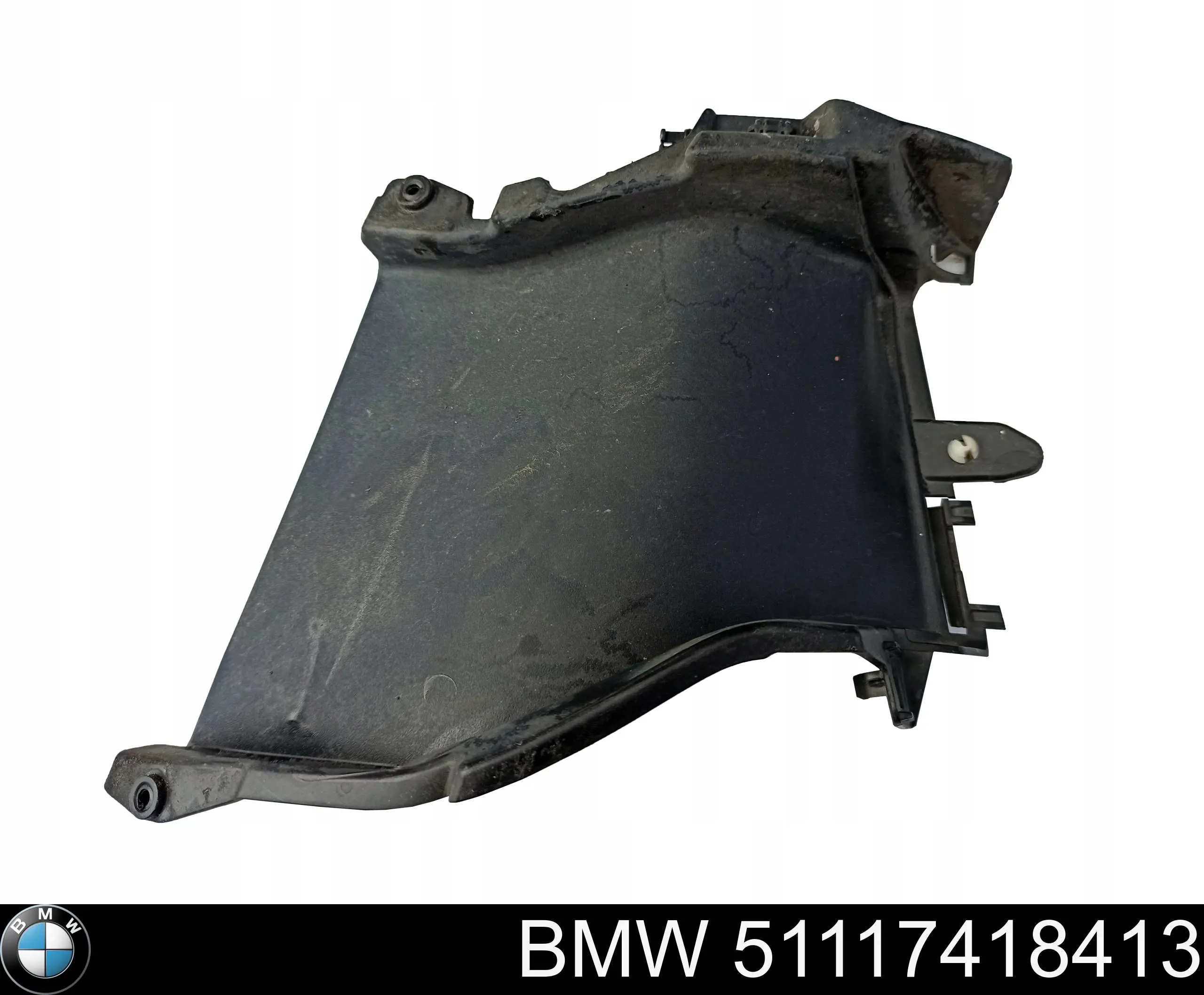 Deflector izquierdo del parachoques delantero BMW 51117418413 precio, desde 40,09 EUR