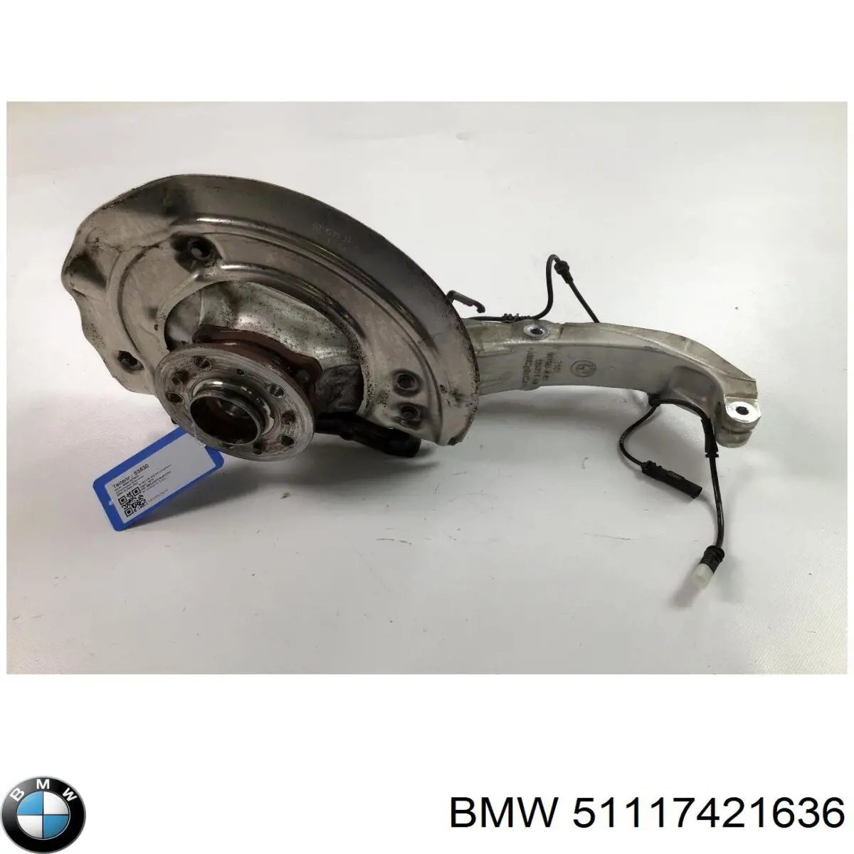 Soporte del refuerzo del parachoques delantero 51117421636 BMW