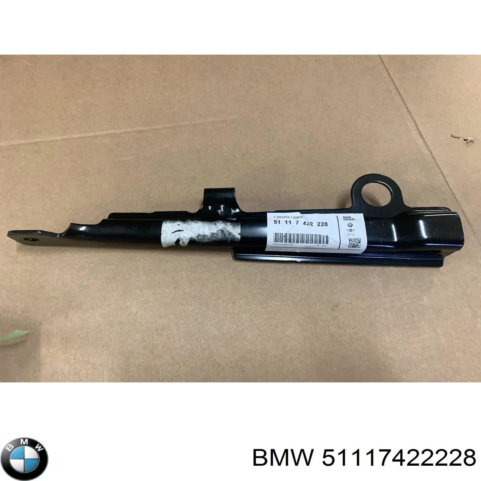 Soporte exterior derecho del parachoques delantero BMW 51117422228 precio, desde 22,91 EUR