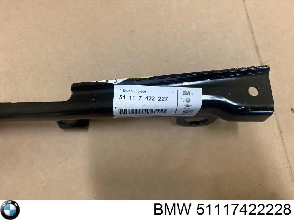 Comprar 51117422228 BMW Soporte exterior derecho del parachoques delantero