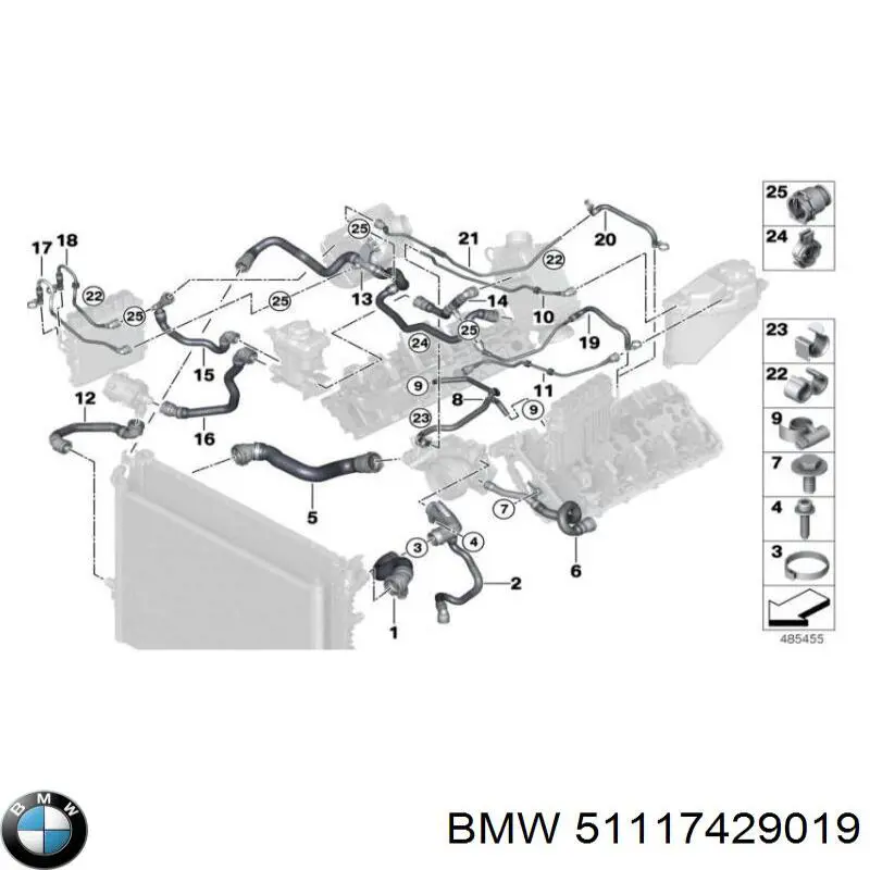 Absorbedor del parachoques delantero BMW 51117429019 precio, desde 66,14 EUR