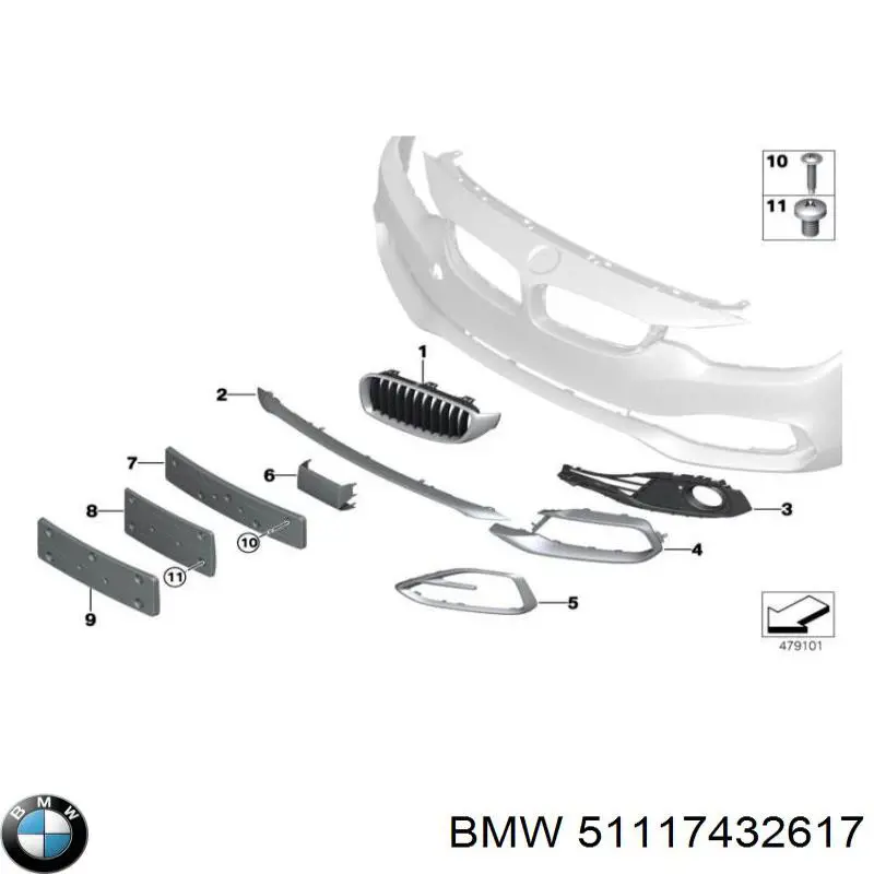 Comprar 51117432617 BMW 