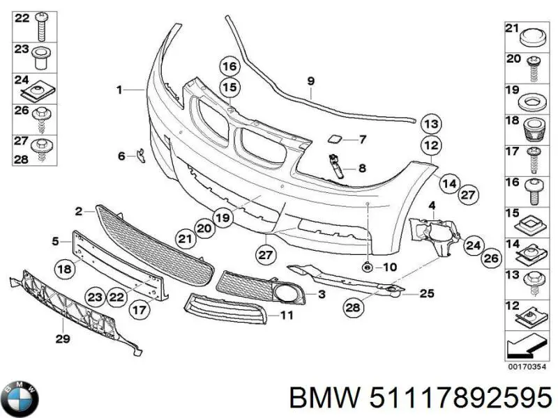  BMW 51117892595 precio, desde 20,42 EUR