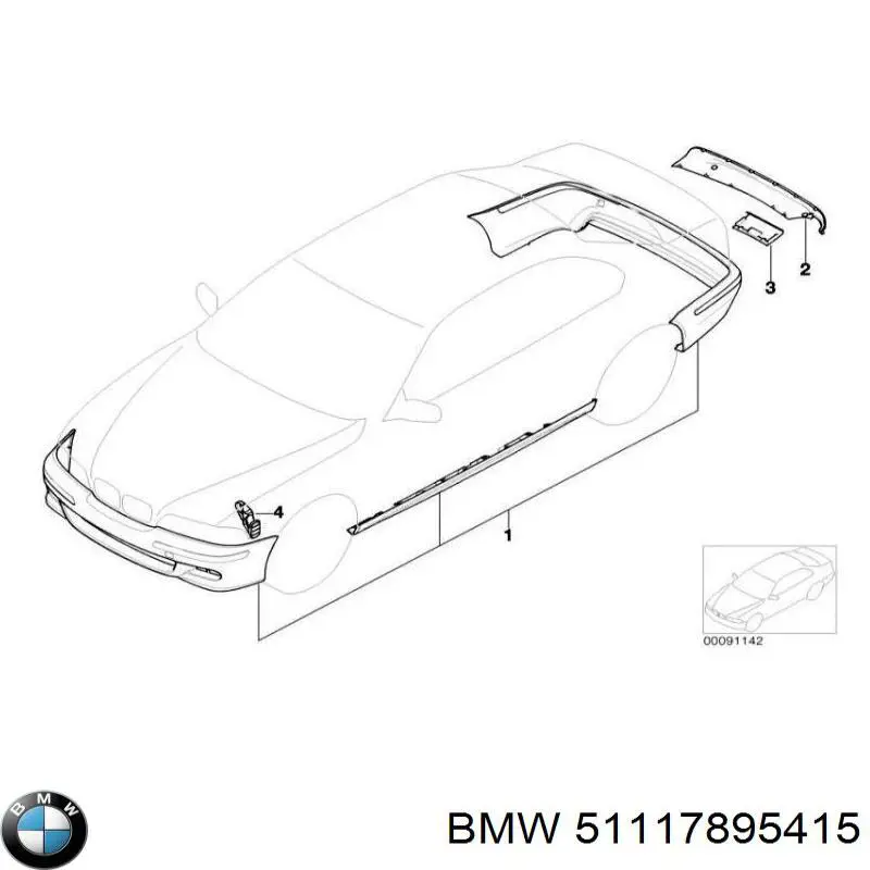 Comprar 51117895415 BMW Soporte de parachoques delantero izquierdo