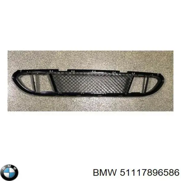 Rejilla de ventilación, paragolpes delantero, central BMW 51117896586 precio, desde 6,53 EUR