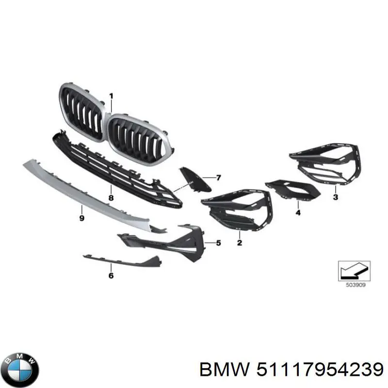  BMW 51117954239 precio, desde 60,44 EUR