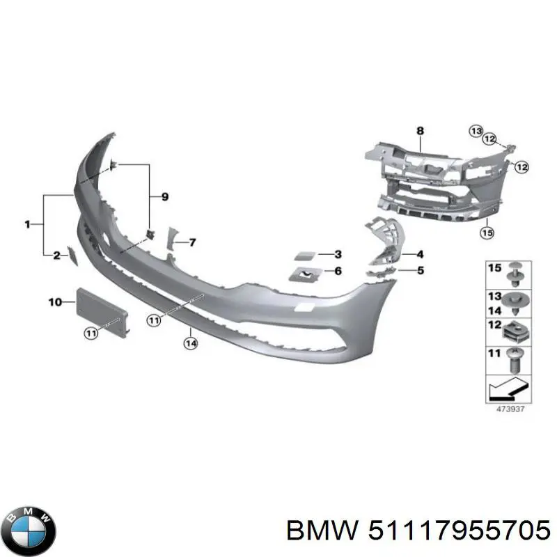  BMW 51117955705 precio, desde 97,58 EUR