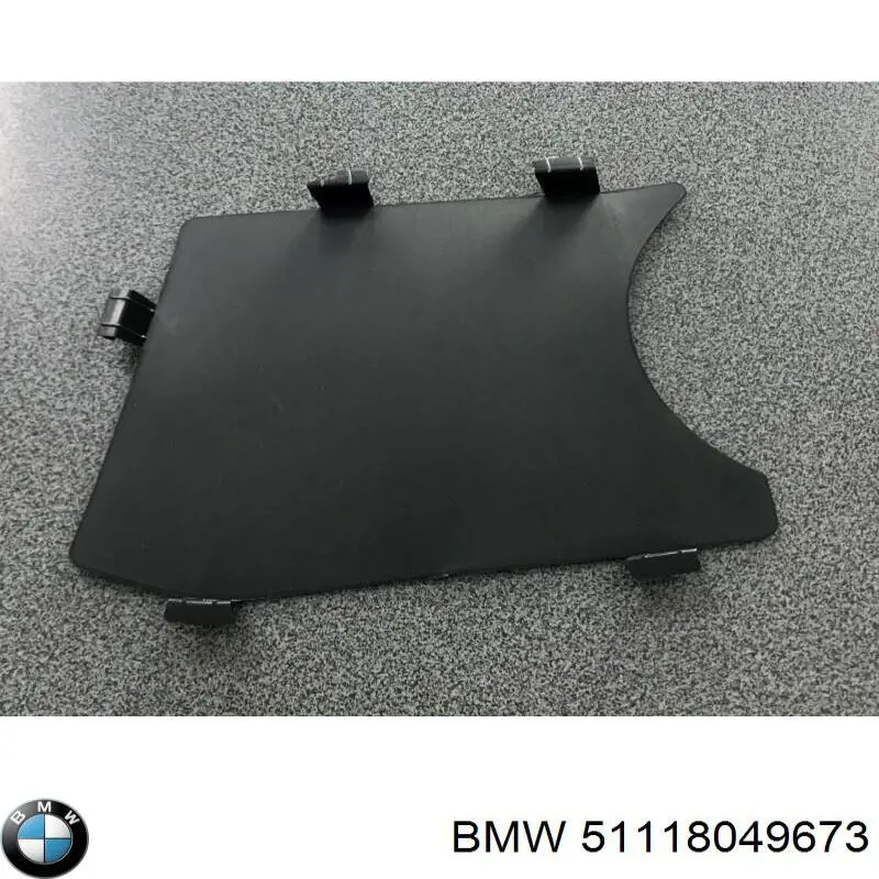 51118049673 BMW guardabarros interior, aleta trasera, izquierdo