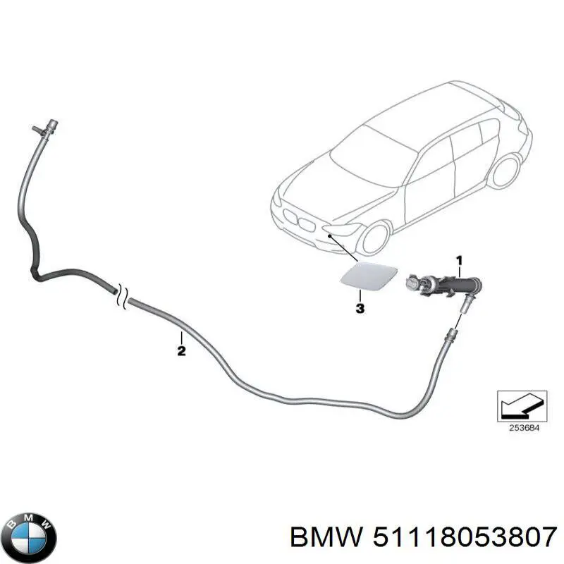 Comprar 51118053807 BMW Defensa delantera