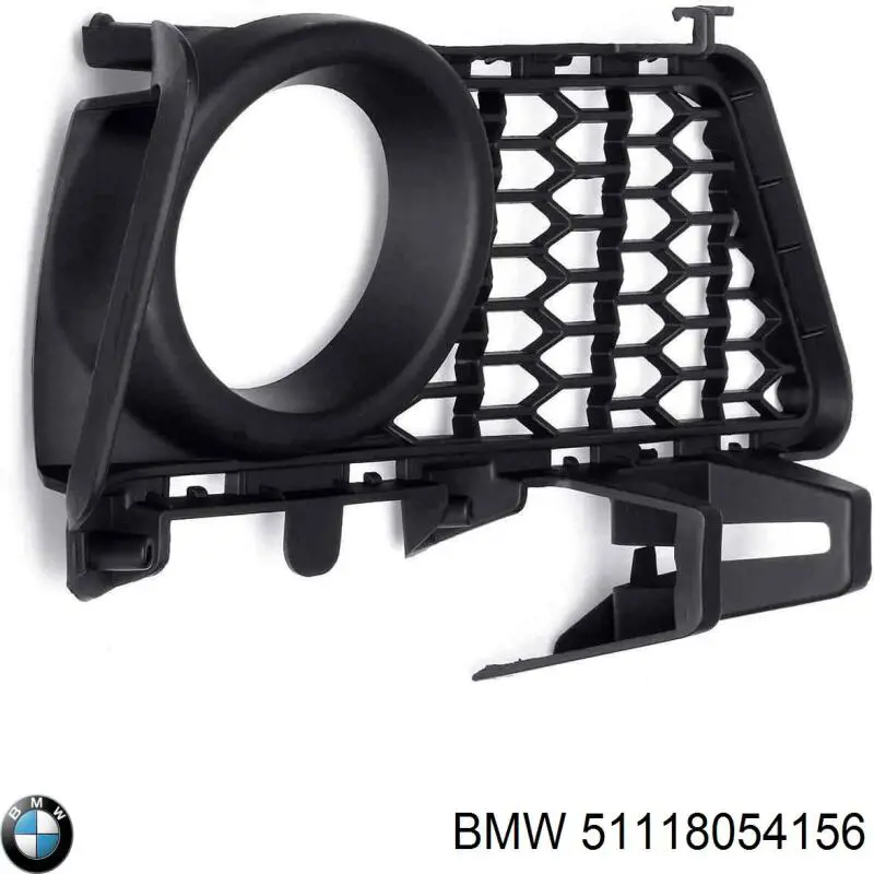 51118054156 BMW rejilla de antinieblas delantera derecha