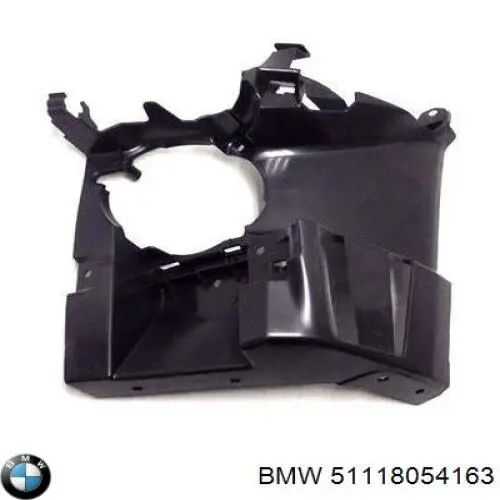 51118054163 BMW soporte de parachoques delantero izquierdo