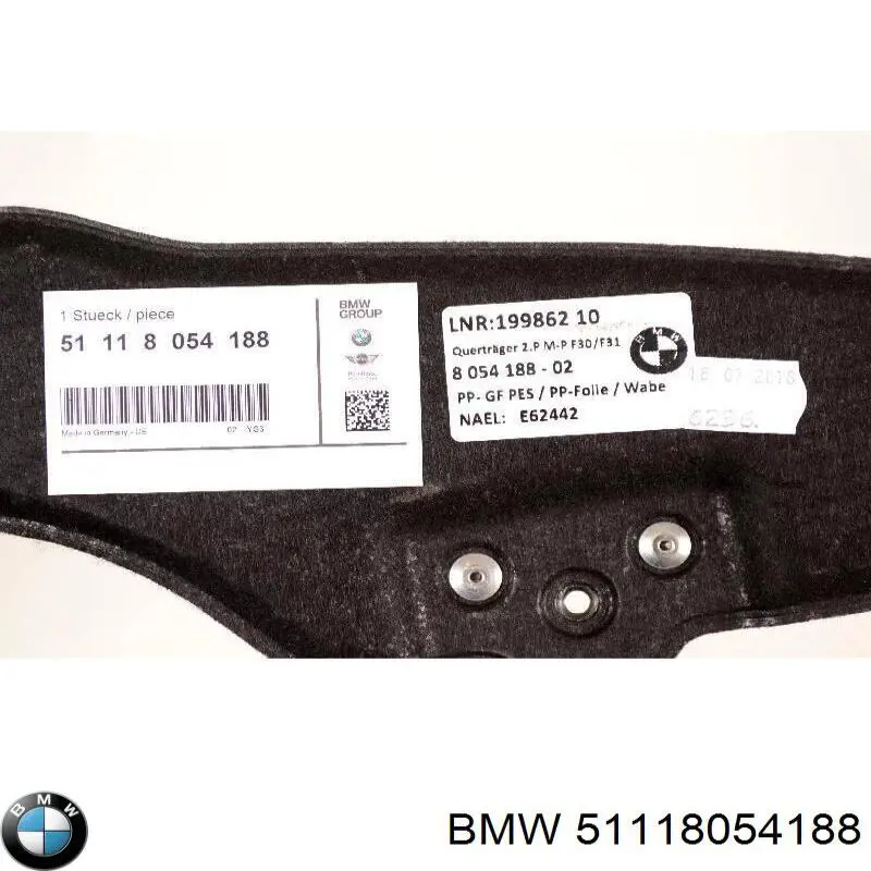Refuerzo de parachoques delantero BMW 51118054188 precio, desde 58,44 EUR