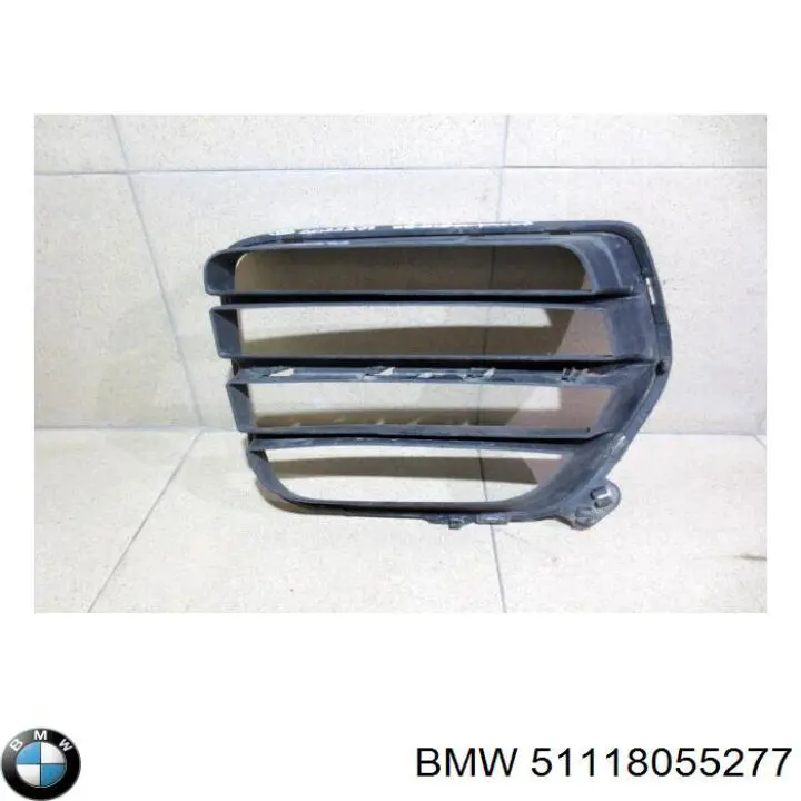 51118055277 BMW rejilla de ventilación, parachoques trasero, izquierda