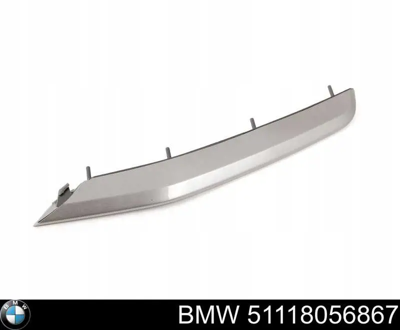 Comprar 51118056867 BMW Moldura de rejilla de parachoques delantera izquierda