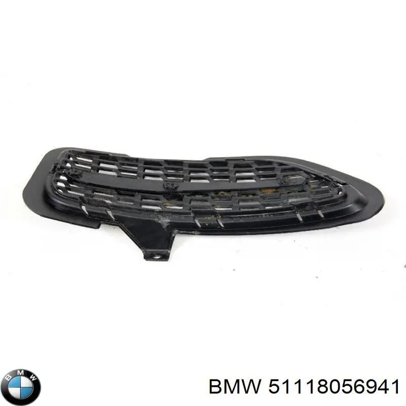 Rejilla de ventilación, parachoques trasero, izquierda para BMW X3 (F25)