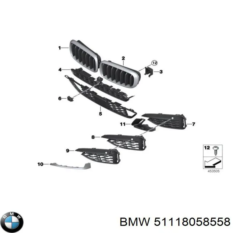  BMW 51118058558 precio, desde 52,95 EUR