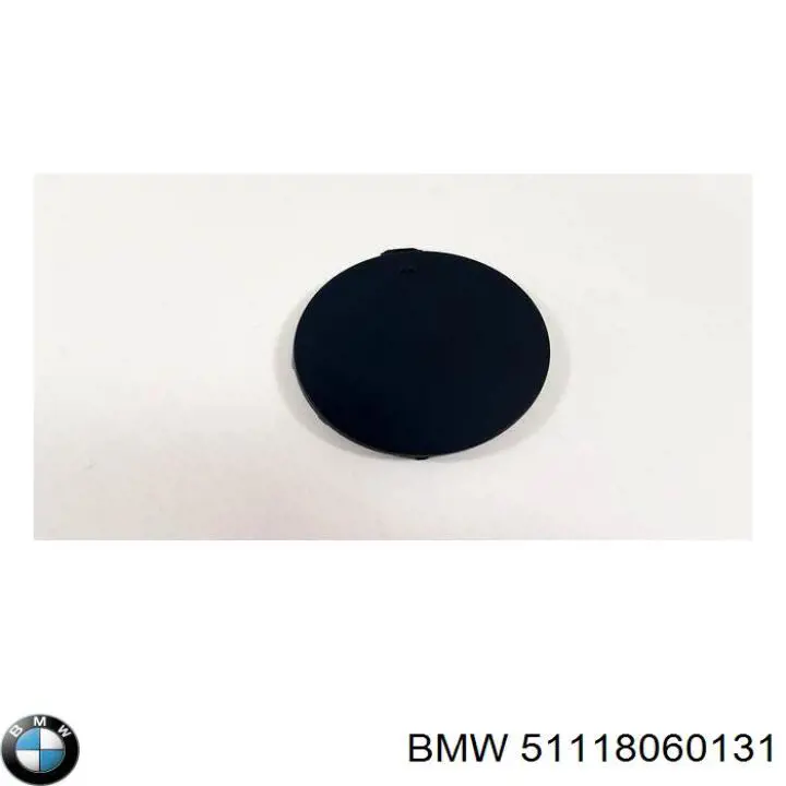 51118060131 BMW cobertura de parachoques, enganche de remolque, delantera