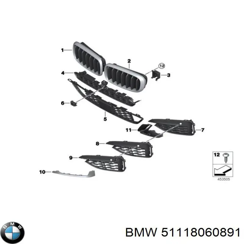  BMW 51118060891 precio, desde 97,28 EUR