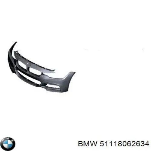 51118062634 BMW soporte deparachoques delantero derecho