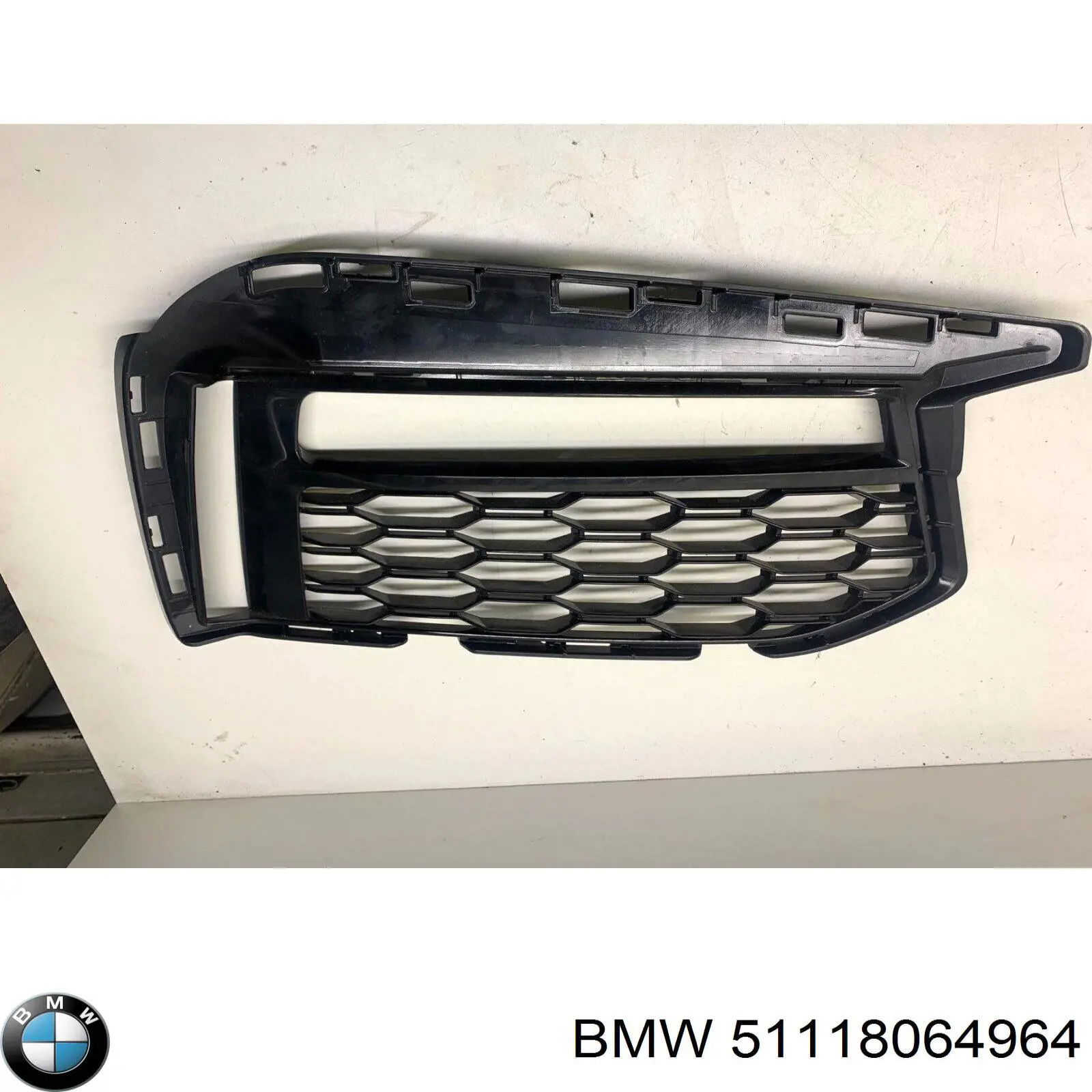 Rejilla de ventilación, parachoques trasero, derecha para BMW 5 (G30, F90)