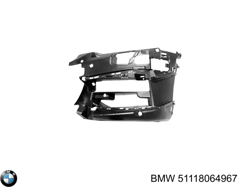 Soporte de montaje de faro antiniebla izquierdo para BMW 5 (G31)